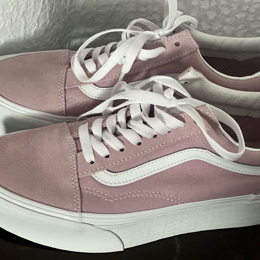 Vans Women's Pink Canvas Sneakers